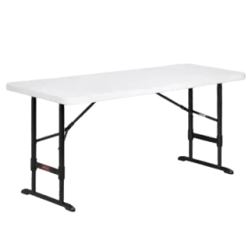 4ft Trestle Table (Seats 4-6) (3 x Adjustable Height Settings Hire