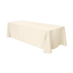 Ivory Rectangular Tablecloth Hire