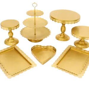 Gold (set)Cake Stand Hire
