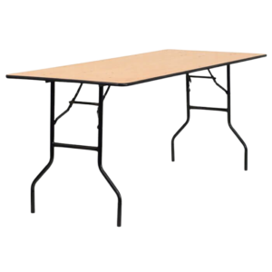 6ft Wooden Table Hire