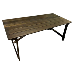 6ft Rustic Farm Table Hire