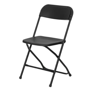 Black Samsonite Folding Chair Hire