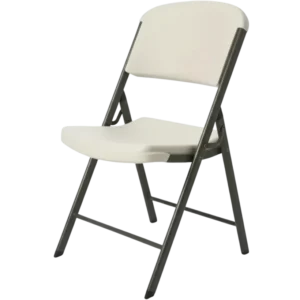 Ivory Heavy Duty Folding Chair Hire