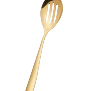 Gold Slotted Serving Spoon Hire