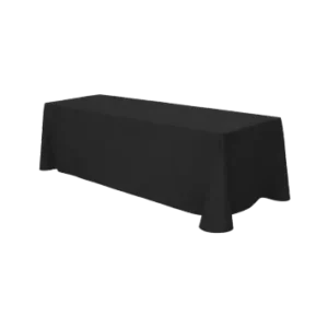 Black Rectangular Tablecloth Hire